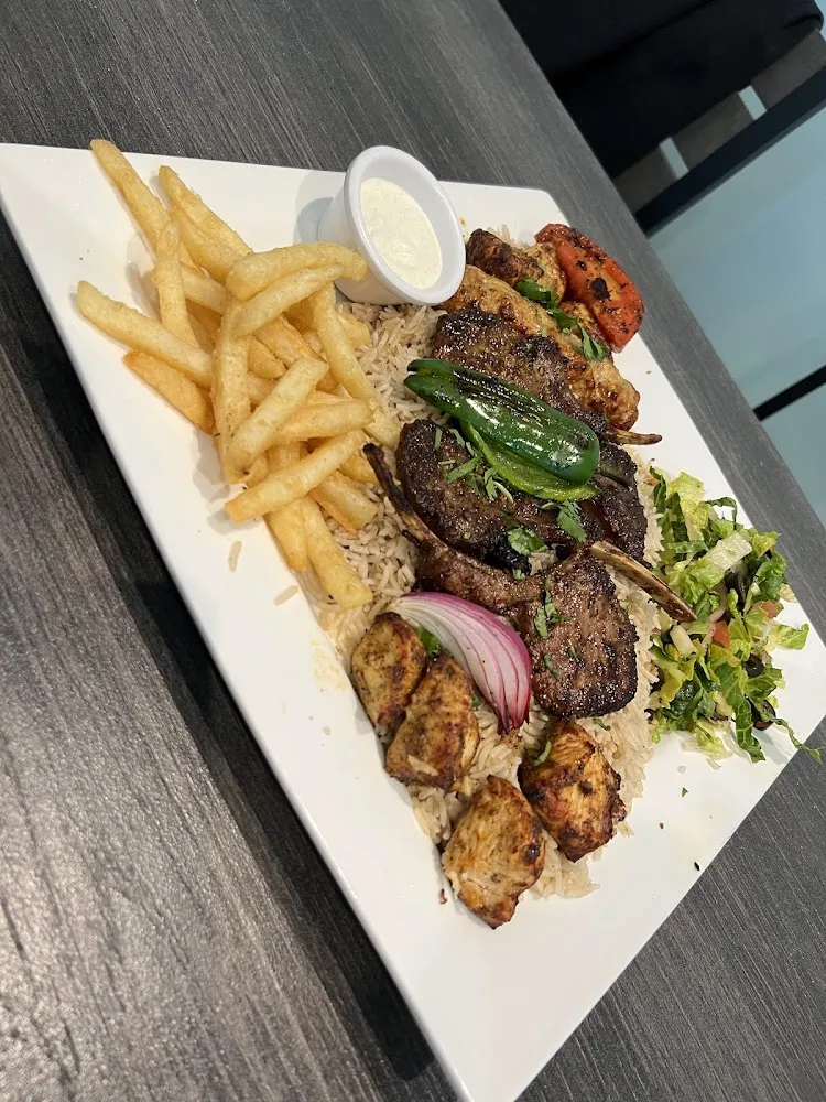 Chicken Kofta Kebab with Rice